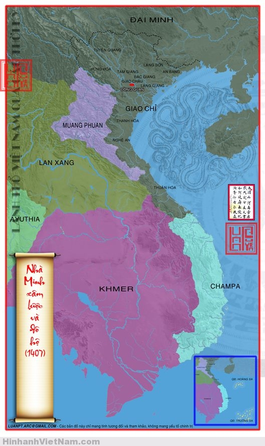 Bản đồ Việt Nam từng thời kỳ lịch sử