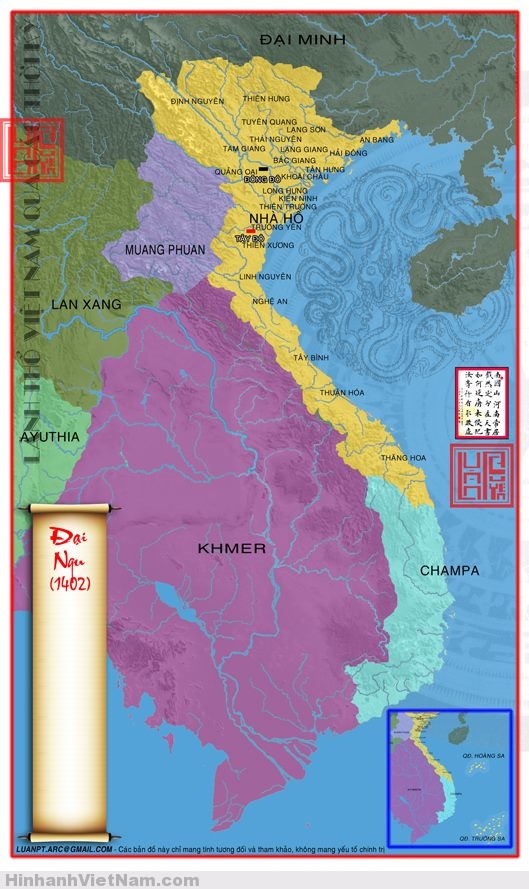 Bản đồ Việt Nam từng thời kỳ lịch sử 2