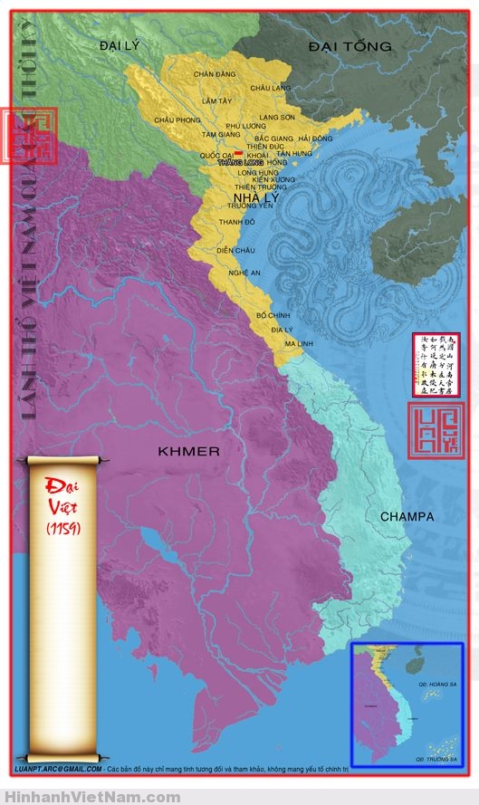 Bản đồ Việt Nam từng thời kỳ lịch sử 6