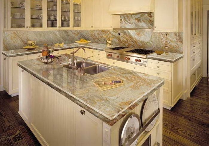 Đá Granite tự nhiên ốp mặt bàn, sàn bếp đẹp như mơ thống trị 2019