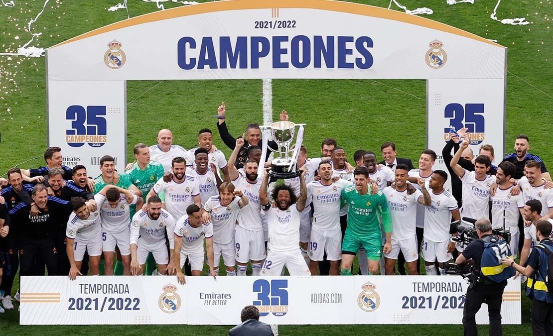 Real Madrid vô địch La Liga trước 4 vòng đấu
