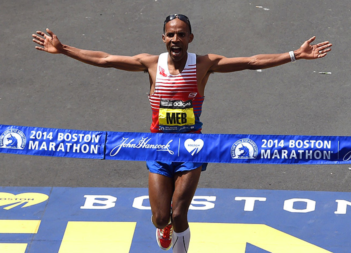 Meb Keflezighi wins emotional Boston Marathon one year after tragedy - Sports Illustrated