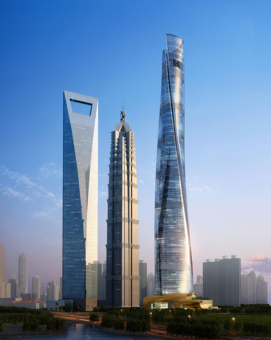 Tòa nhà cao nhất thế giới - Trung tâm tài chính Thượng Hải (Trung Quốc)