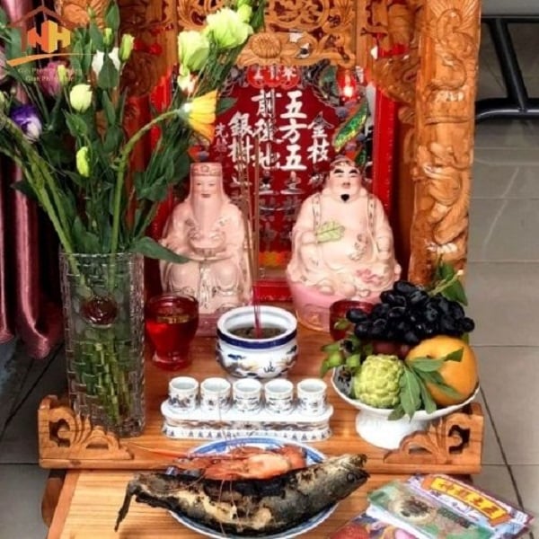 Hướng dẫn cách bố trí bàn thờ Ông Địa - Thần Tài