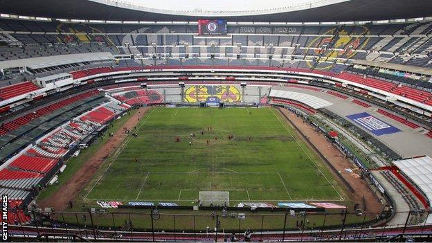 Why is Mexico's Azteca Stadium in such poor condition? - BBC Sport