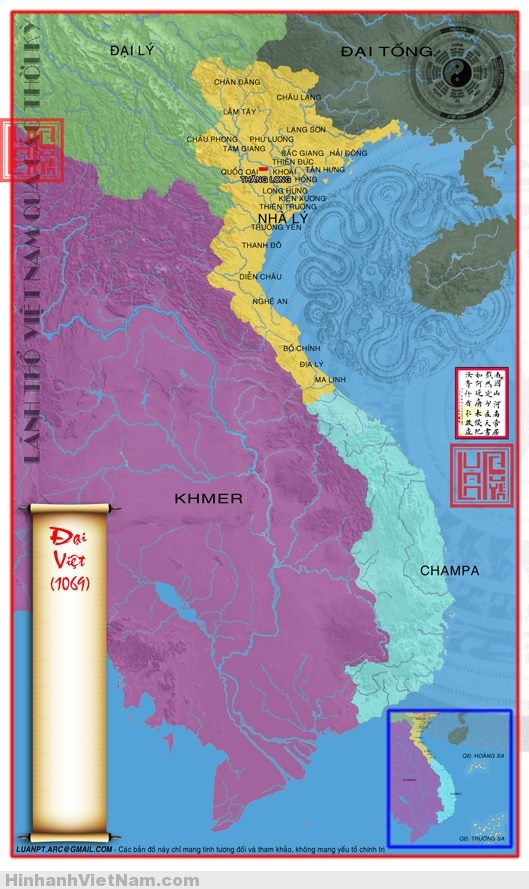 Bản đồ Việt Nam từng thời kỳ lịch sử 1