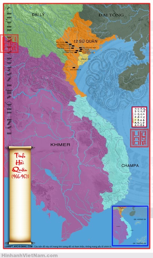 Bản đồ Việt Nam từng thời kỳ lịch sử 12