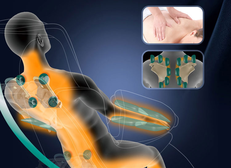 Ghế massage giúp cải thiện cấu trúc xương sống