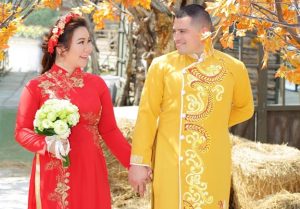 Cách chọn áo dài cưới cho người mập mạp