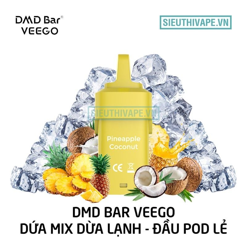 Real Veego DMD Bar Vỏ dầu dừa và dứa